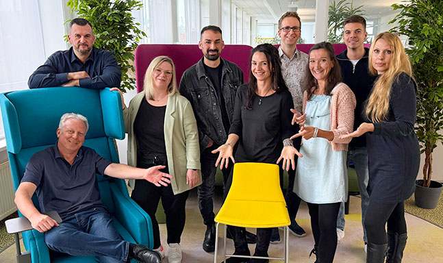 Gruppenbild der Mitarbeiter